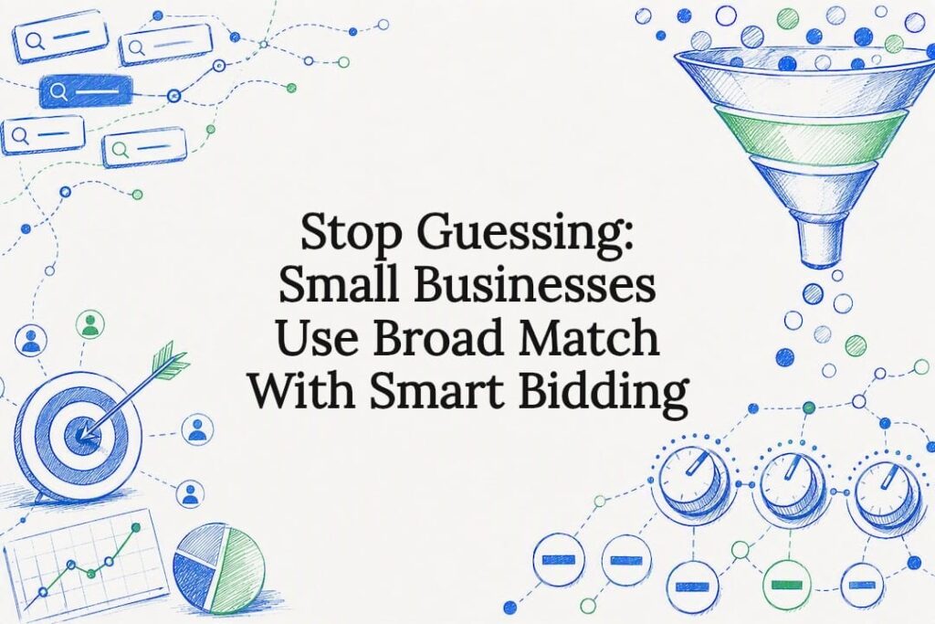 Decorative broad match bidding title card