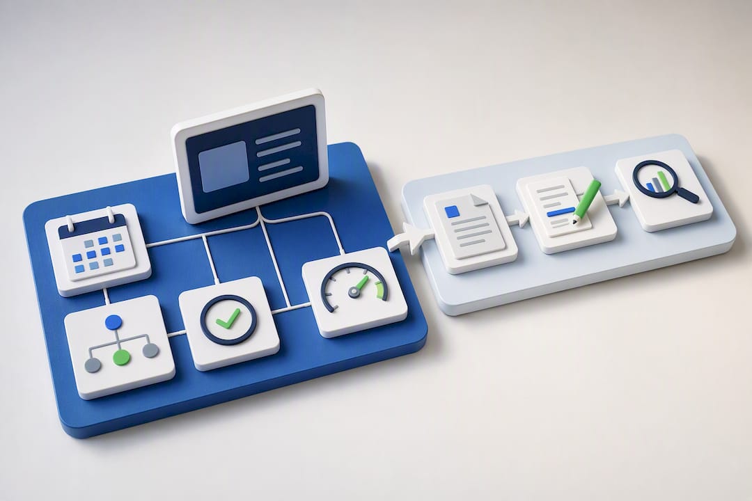 Illustration of retained content controls