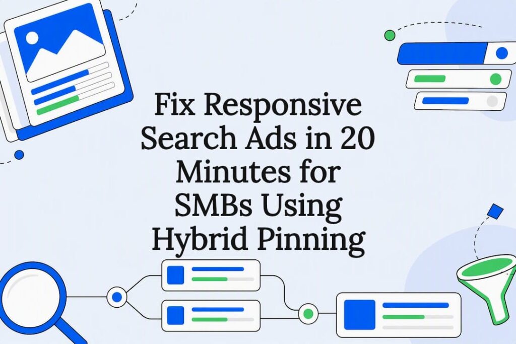 Responsive search ads title card illustration