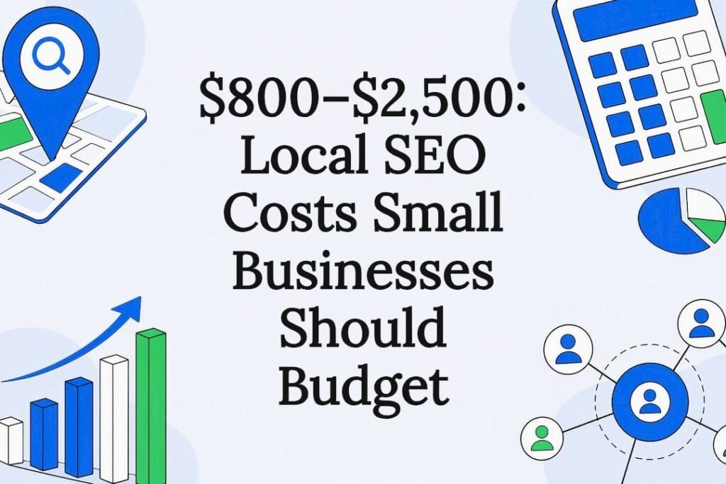 $800–$2,500: Local SEO Costs Small Businesses Should Budget