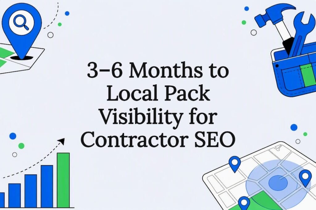 3–6 Months to Local Pack Visibility for Contractor SEO